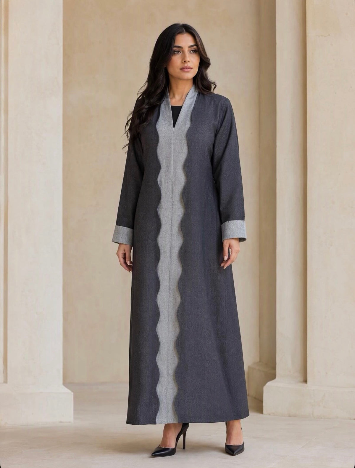 Jeans Waves Abaya