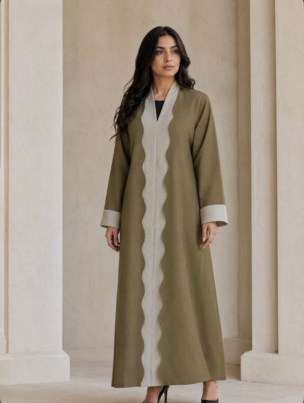 Jeans Waves Abaya